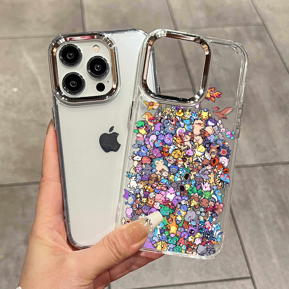 Phone Case Clear - Cute Cartoon P-Pokemon Collection Phone Case
