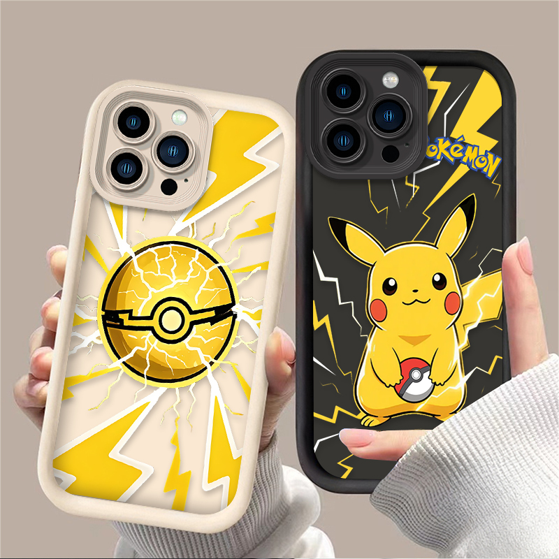 X Phone Accessories - Cartoon Cute P-Pokemon Pikachu Soft Phone