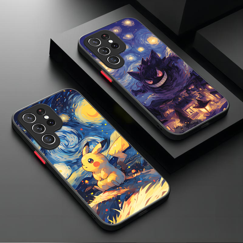 Phone Accessories Samsung - Pokemon Gengar Pikachu Case For Samsung