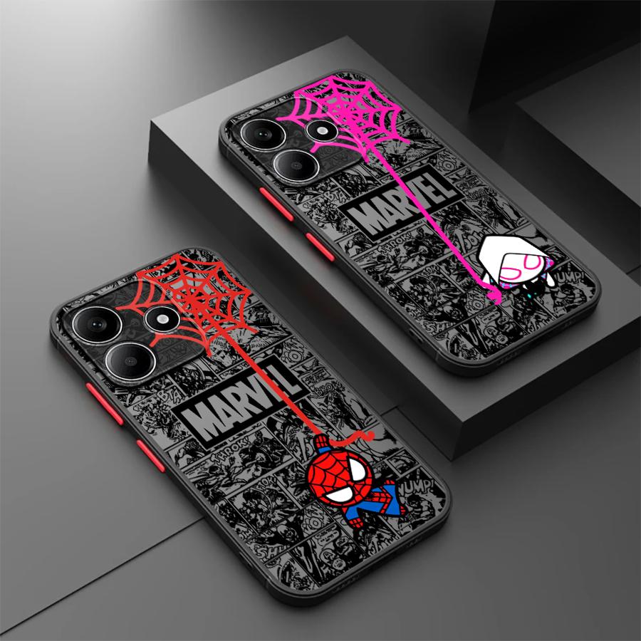 X Phone Accessories - Marvel Cartoon Spiderman Funda Back Phone