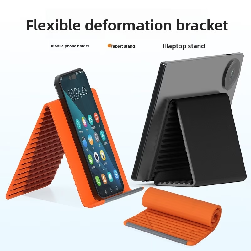 Desk Phone Stand - Creative Deformable Silicone Phone Stand Holder