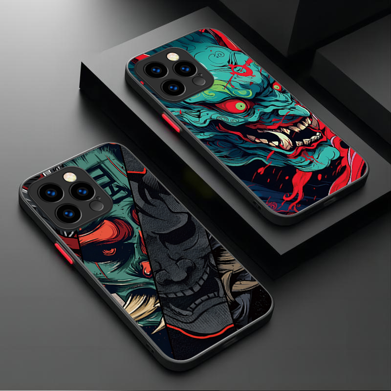X Phone Accessories - Samurai Hannya Mask Ghost Printing Phone
