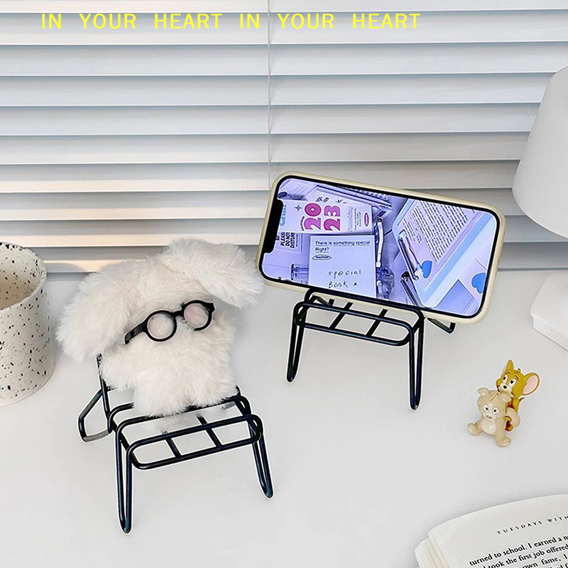 Phone Accessories Rack - Small Chair Design Iron Mobile Phone