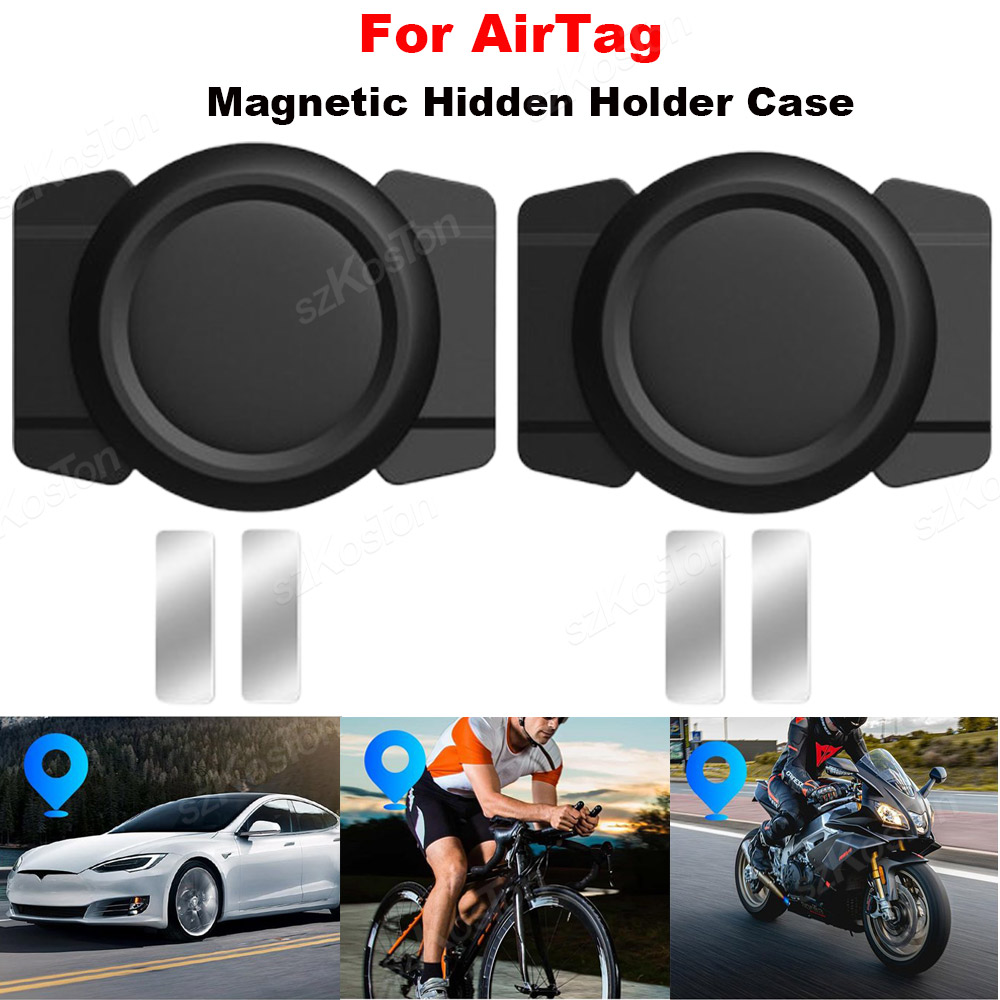 Airtag Holder Case - 1/2 PCS For AirTag Magnetic Silicone