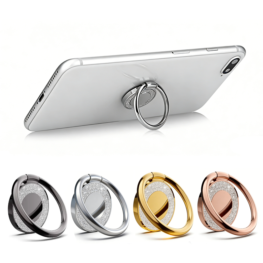 Phone Accessories And Gadget - 360° Rotatable Metal Ring Phone Holder