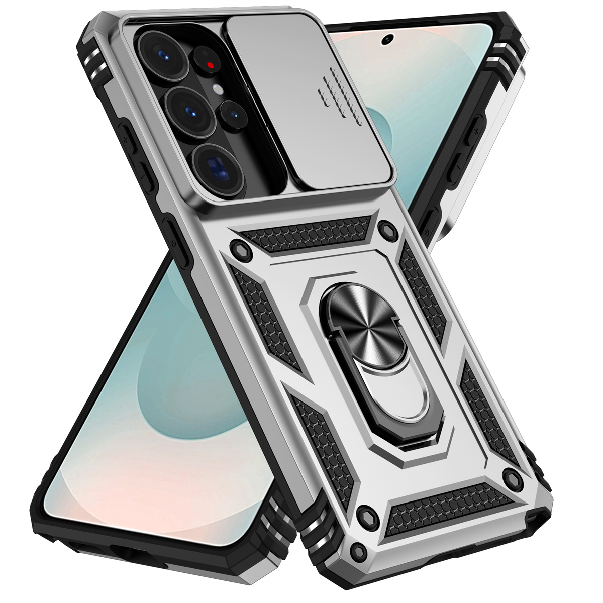 Shockproof Phone Case for Sams - Phone Ring Holder 评论和价格