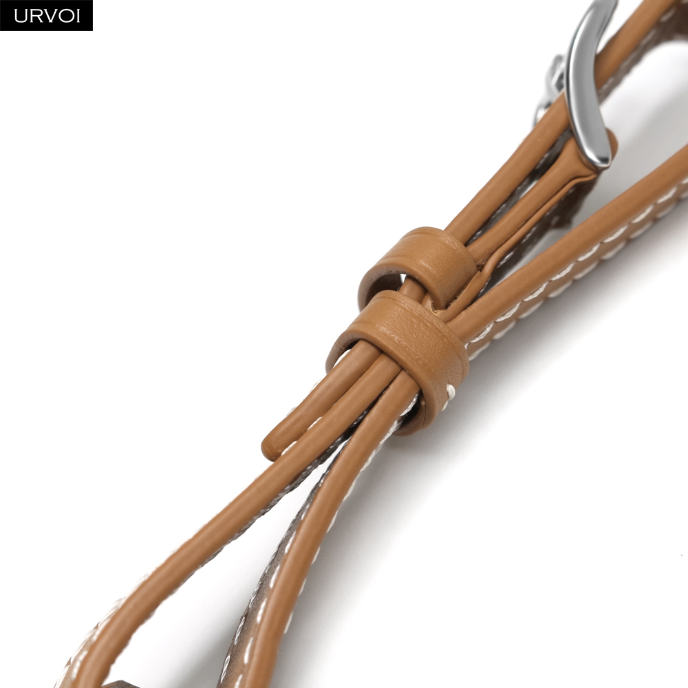 URVOI Leather Luggage Tag for  - Airtag Holder Case 评论和价格