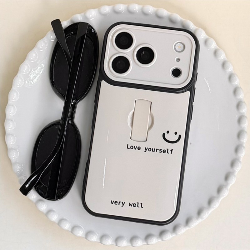 Korean Ins Style Smile Letter  - Phone Ring Holder 评论和价格