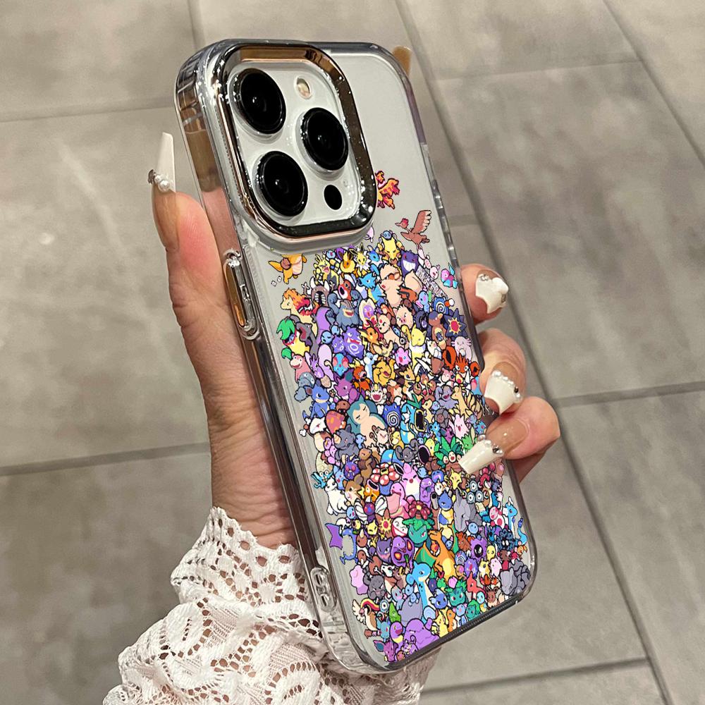 Cute Cartoon P-Pokemon Collect - Phone Case Clear 评论和价格