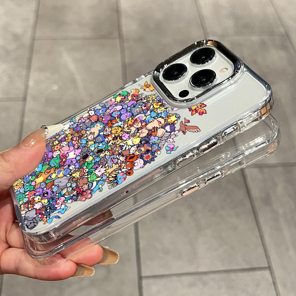Cute Cartoon P-Pokemon Collect - Phone Case Clear 评论和价格