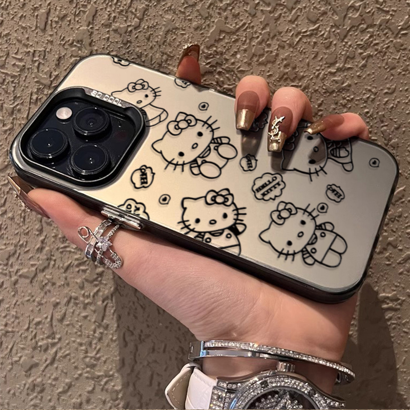 Cute line Hello Kitty Phone Ca - X Phone Accessories 评论和价格