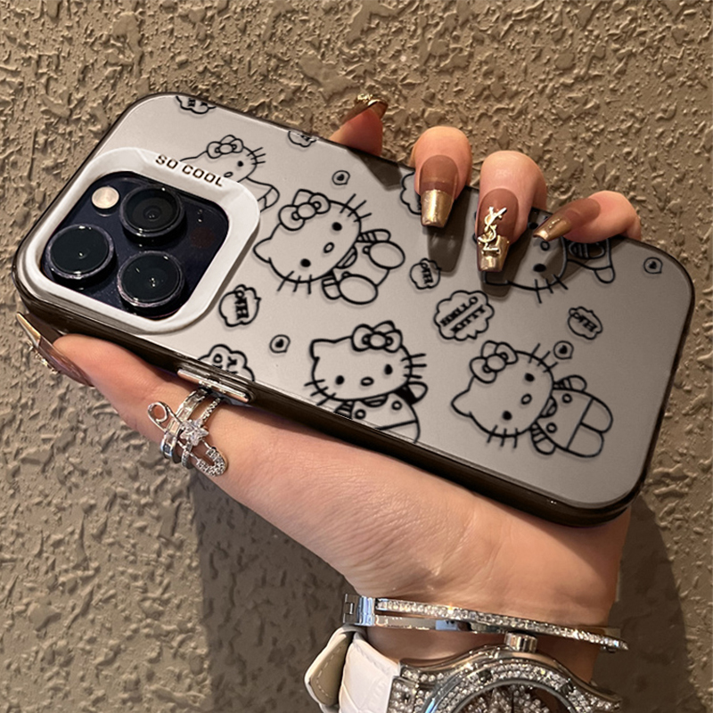 Cute line Hello Kitty Phone Ca - X Phone Accessories 评论和价格