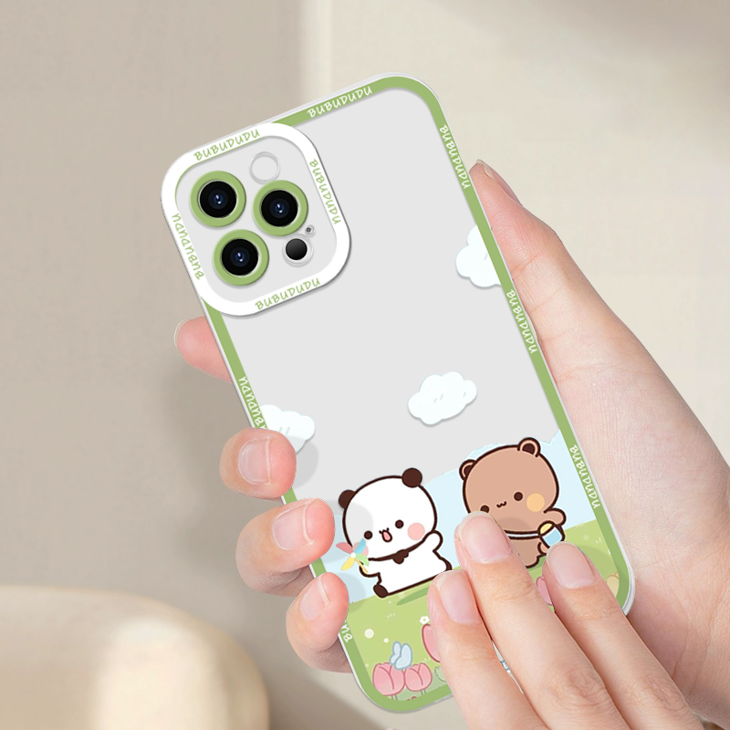Cute BUBU DUDU Couple Clear Ph - Phone Case Clear 评论和价格