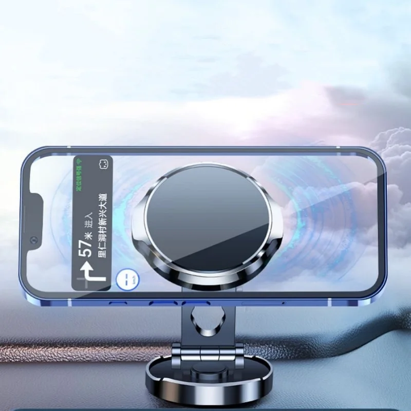 Round Folding Magnetic Car Hol - Phone Accessories Holder Car 评论和价格