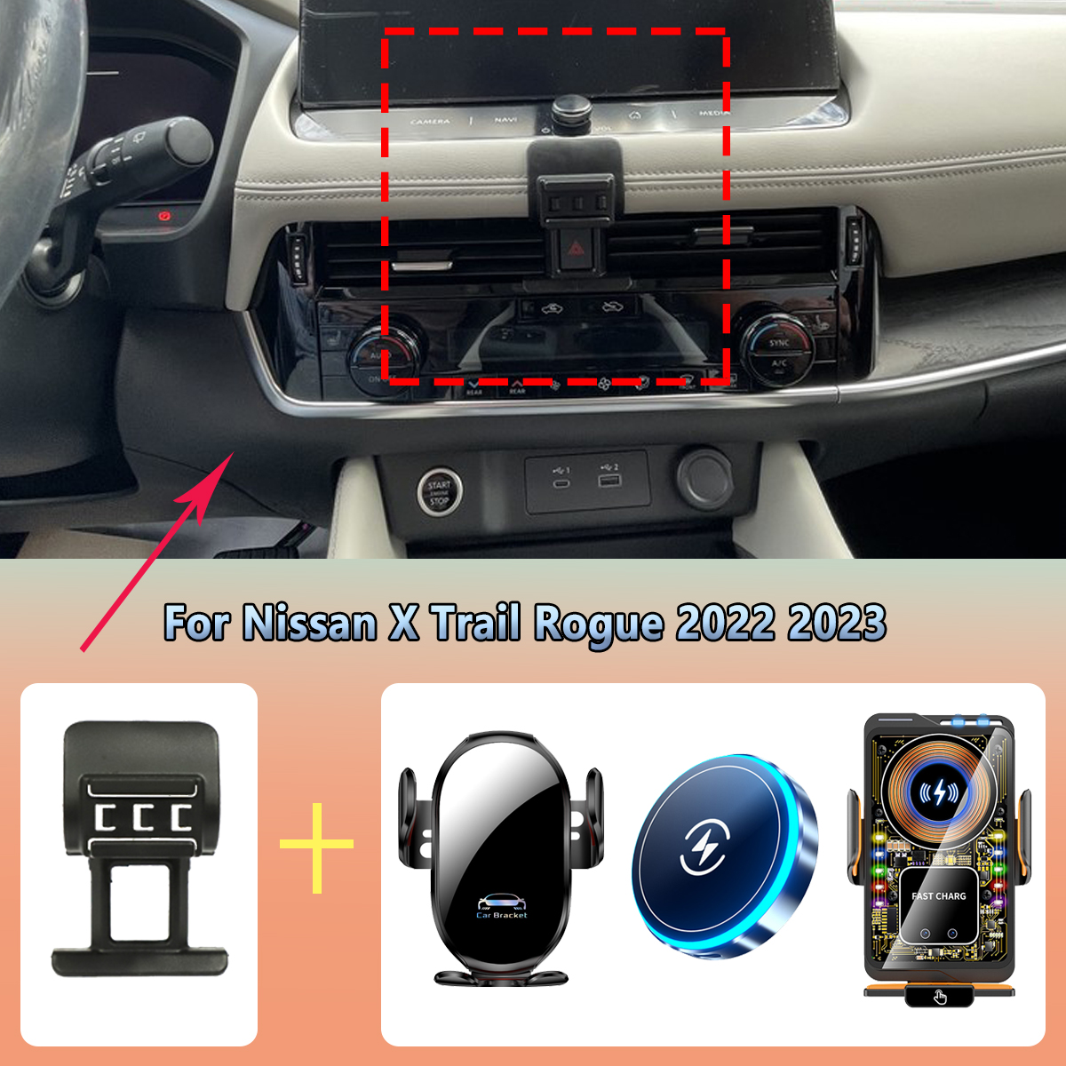 Car Phone Holder vent For Niss - Phone Accessories Rack 评论和价格