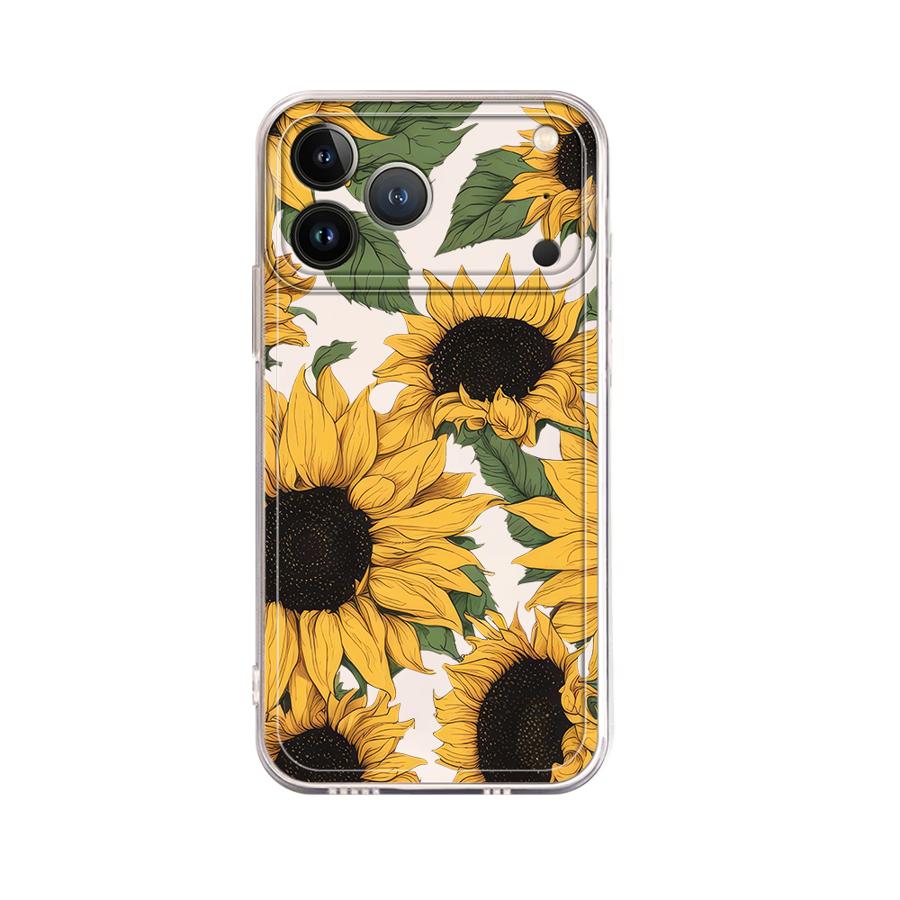 Cute Sunflower Pattern Case fo - Phone Case Clear 评论和价格