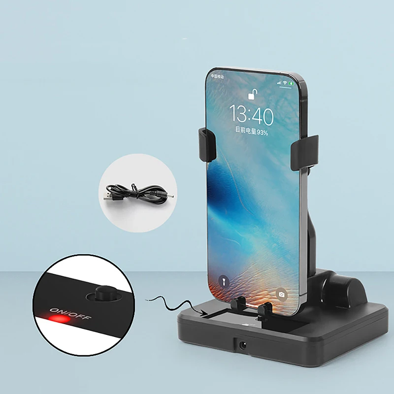 Desktop Automatic Swing Pedome - Desk Phone Stand 评论和价格