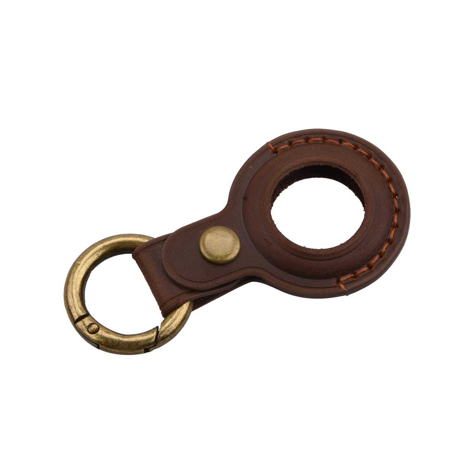 1PCS Cowhide Leather AirTag Ca - Airtag Holder Case 评论和价格