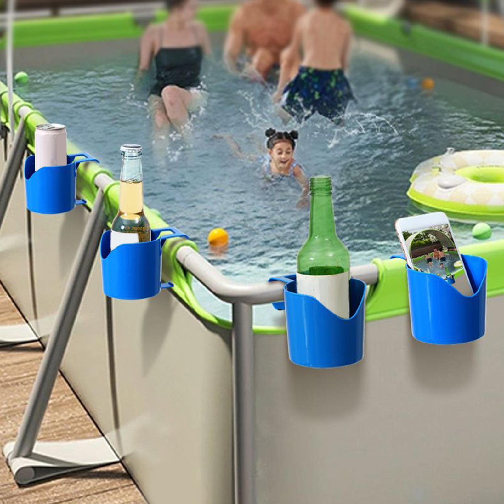 4pcs Swimming Pool Side Drink  - Phone Accessories Rack 评论和价格