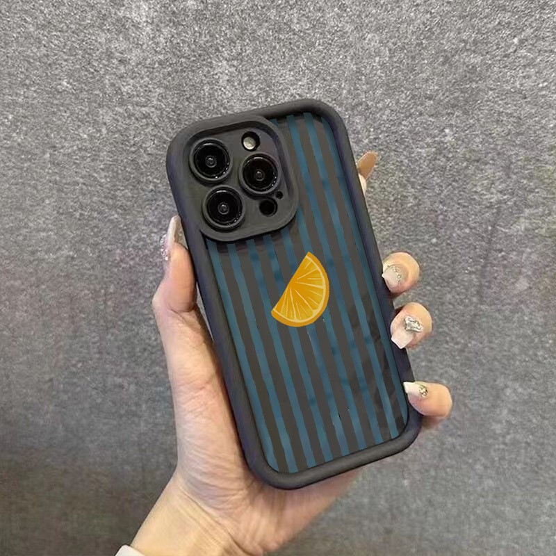 Striped Lemon Slice Pattern Ph - X Phone Accessories 评论和价格