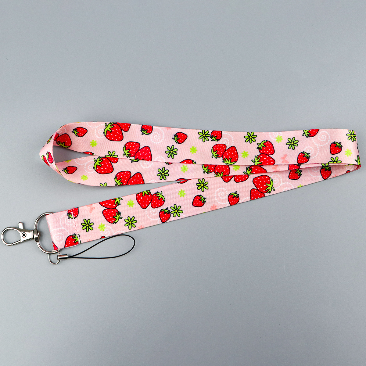 Fruit Strawberry Lanyard Keych - Neck Hanging Phone Holder 评论和价格