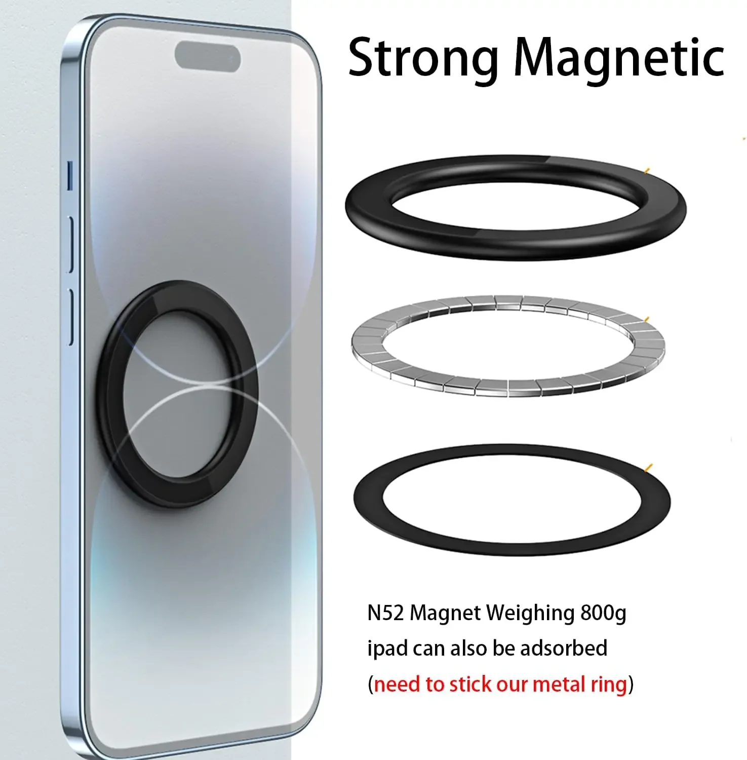 For MagSafe Magnetic Ring Hold - Phone Accessories Holder Car 评论和价格