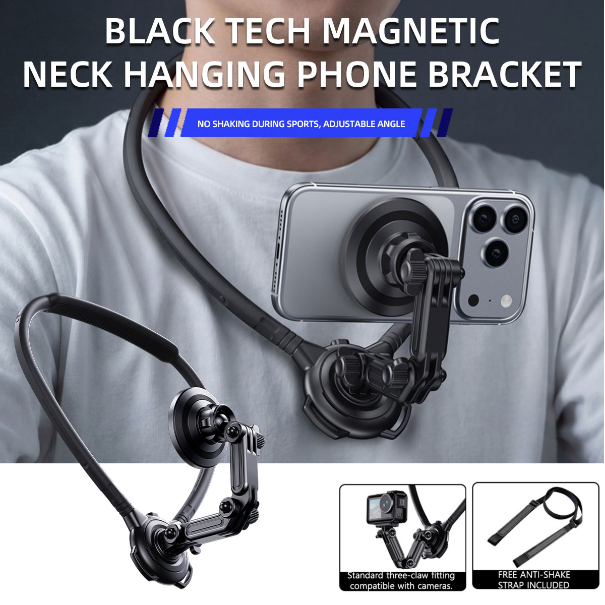 Silicone Magnetic Phone Action - Neck Hanging Phone Holder 评论和价格