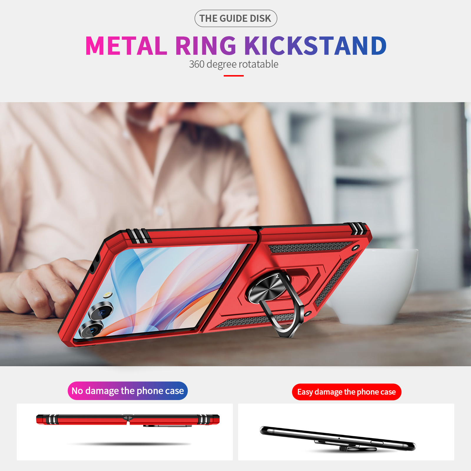 Military-grade Shockproof Phon - Phone Ring Holder 评论和价格
