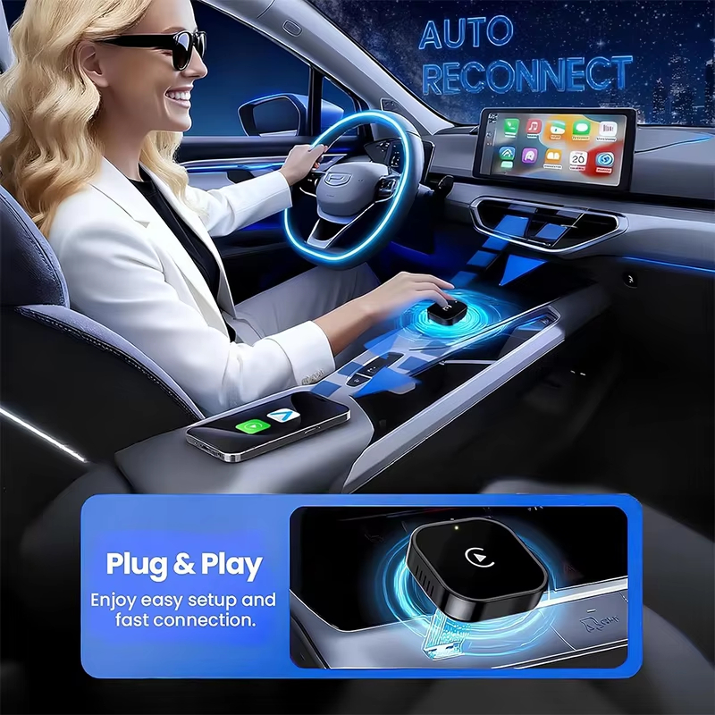 2-in-1 Wireless CarPlay Adapte - Quality Phone Accessories 评论和价格