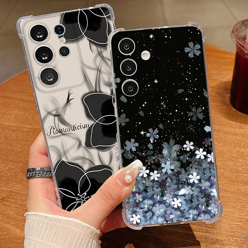 Cherry Blossom Pattern Phone C - Phone Case Clear 评论和价格