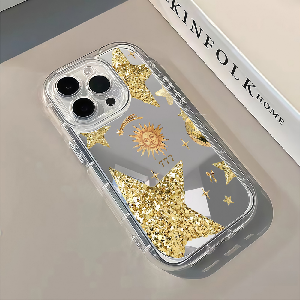 Celestial Gold Glitter Mirror  - X Phone Accessories 评论和价格