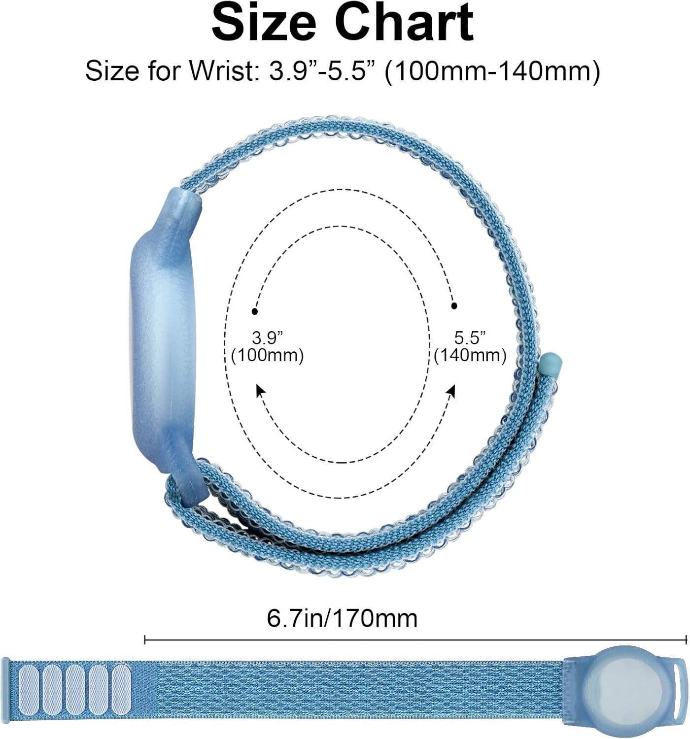Nylon AirTag Bracelet for Kids - Airtag Holder Case 评论和价格