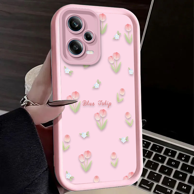Retro Tulip Flower Phone Case  - X Phone Accessories 评论和价格