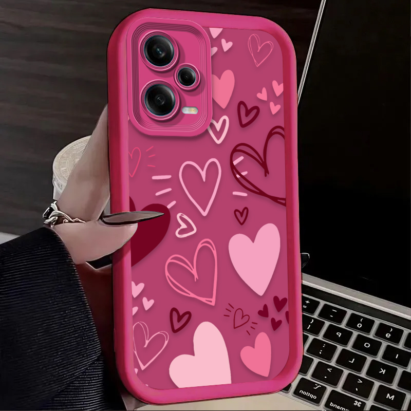Pink Heart-shaped Phone Case f - X Phone Accessories 评论和价格