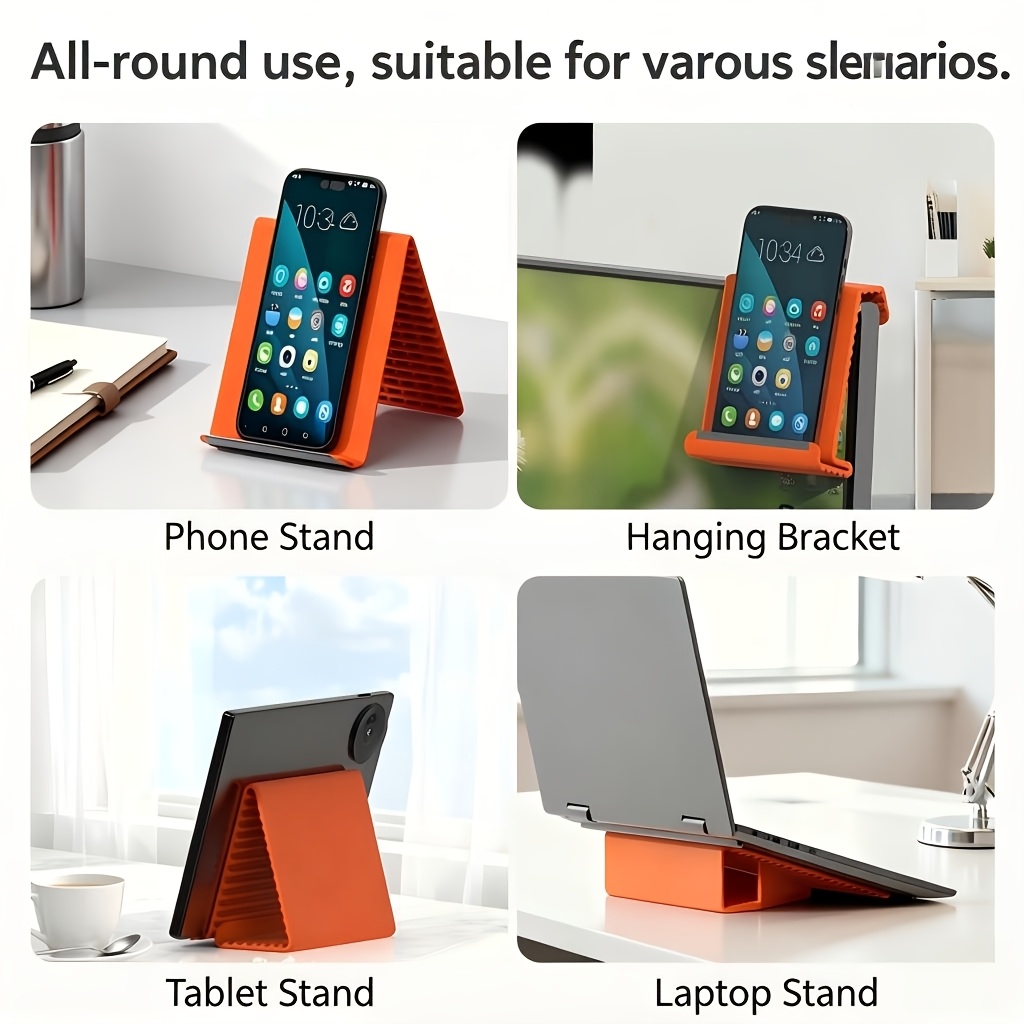 Portable Foldable Silicone Pho - Desk Phone Stand 评论和价格