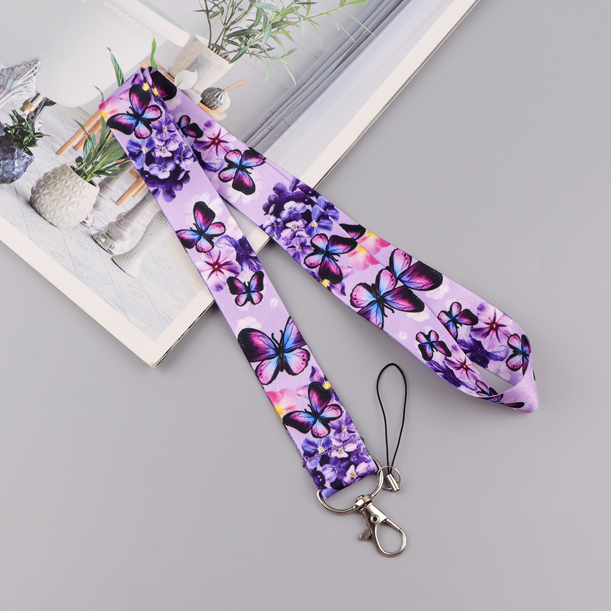 Colorful Butterfly Lanyards Fo - Neck Hanging Phone Holder 评论和价格
