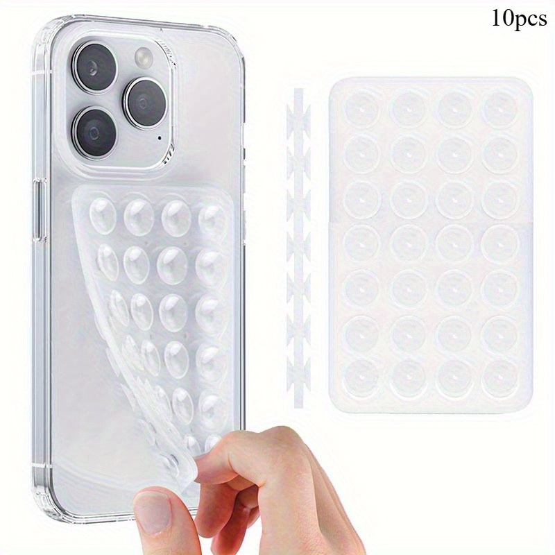 10Pcs Double-Sided Silicone Su - Desk Phone Stand 评论和价格