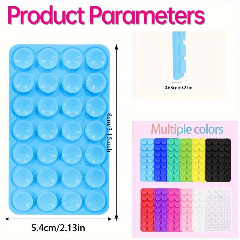 10Pcs Double-Sided Silicone Su - Desk Phone Stand 评论和价格