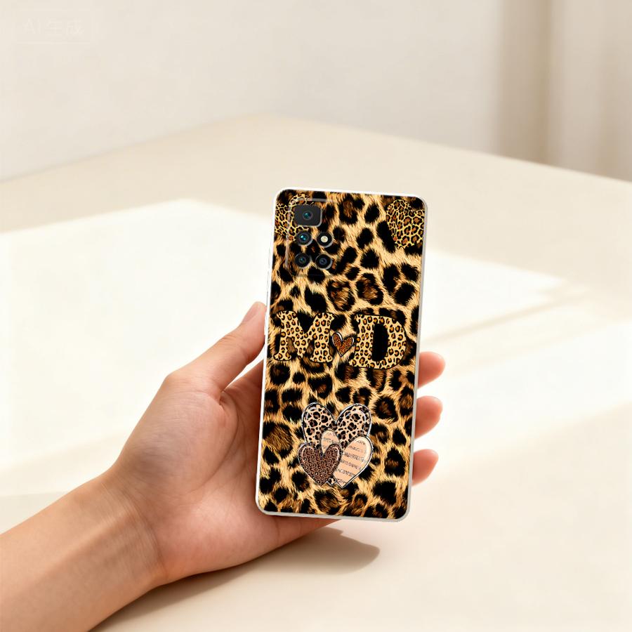 Leopard Letter Hearts Bow Case - X Phone Accessories 评论和价格