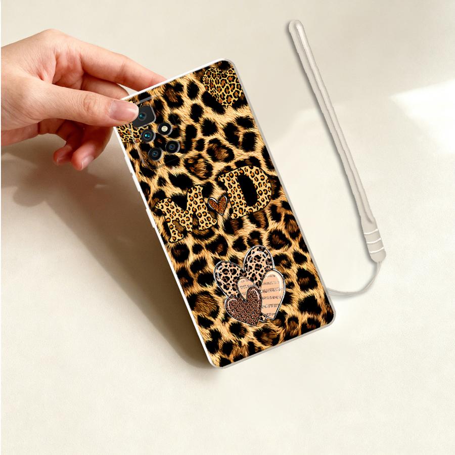 Leopard Letter Hearts Bow Case - X Phone Accessories 评论和价格