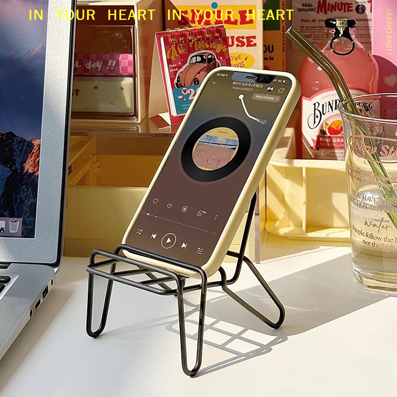Small Chair Design Iron Mobile - Phone Accessories Rack 评论和价格