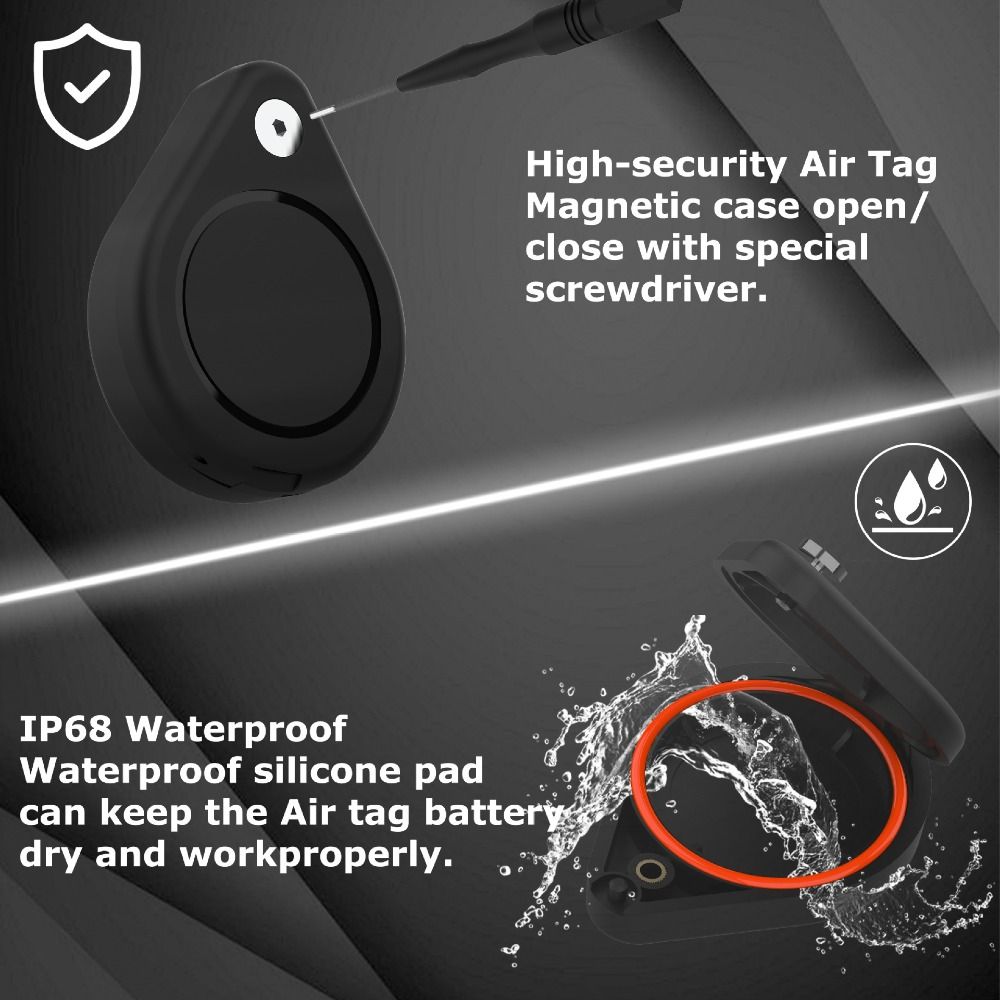 Waterproof Magnetic Protective - Airtag Holder Case 评论和价格