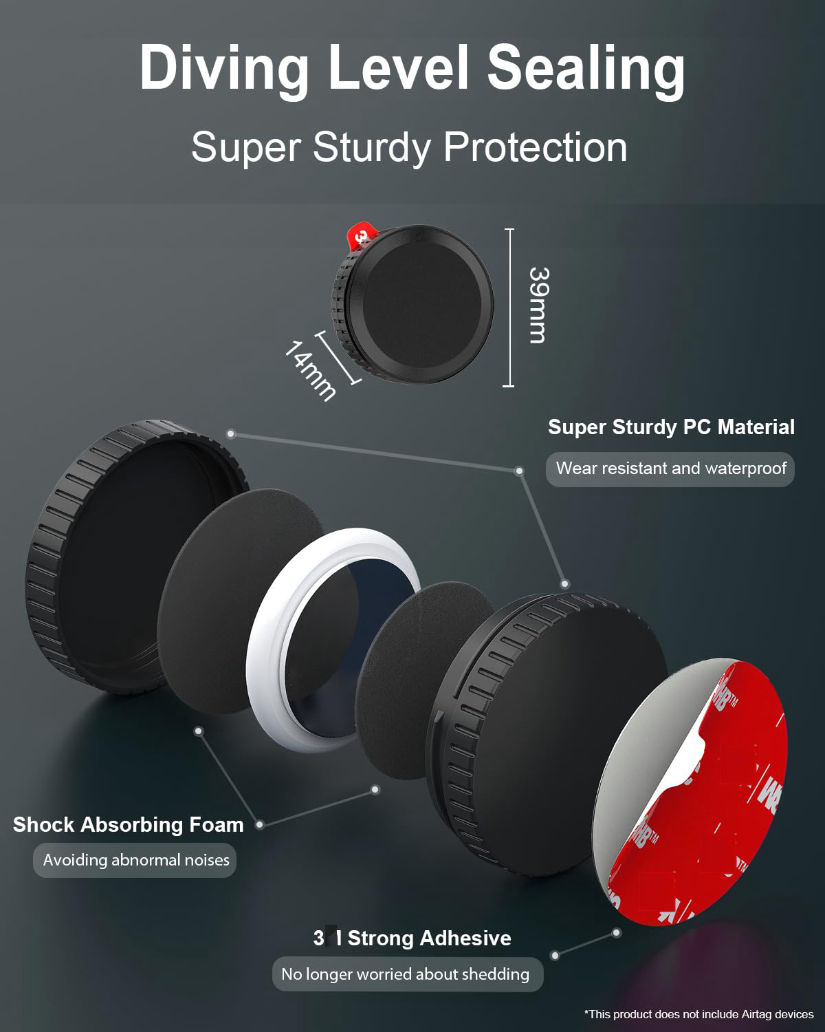 Protective Case for Air Tags W - Airtag Holder Case 评论和价格
