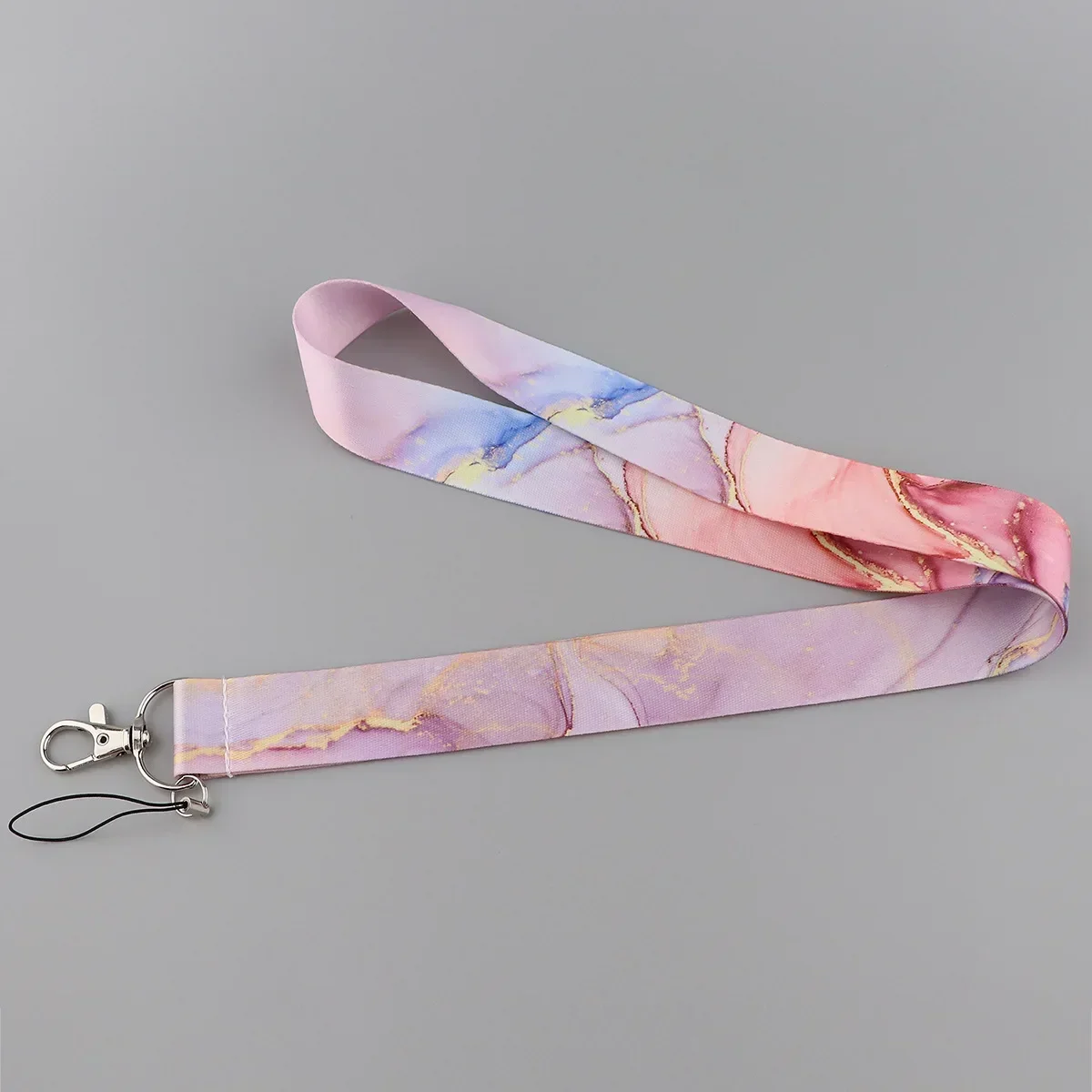 Marble Printing Neck Strap Key - Neck Hanging Phone Holder 评论和价格