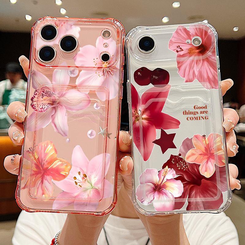 Card Slot Bag Clear Phone Case - Phone Case Clear 评论和价格