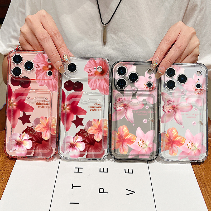 Card Slot Bag Clear Phone Case - Phone Case Clear 评论和价格