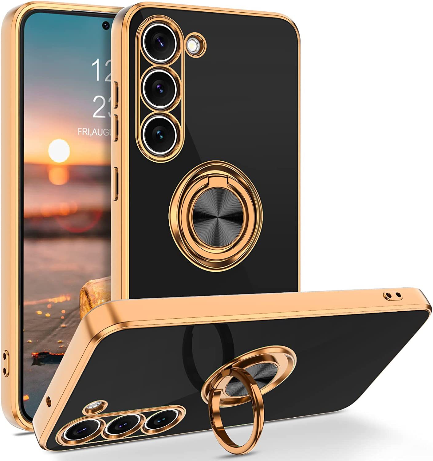 Luxury Plating Magnetic 360°Ri - Phone Ring Holder 评论和价格