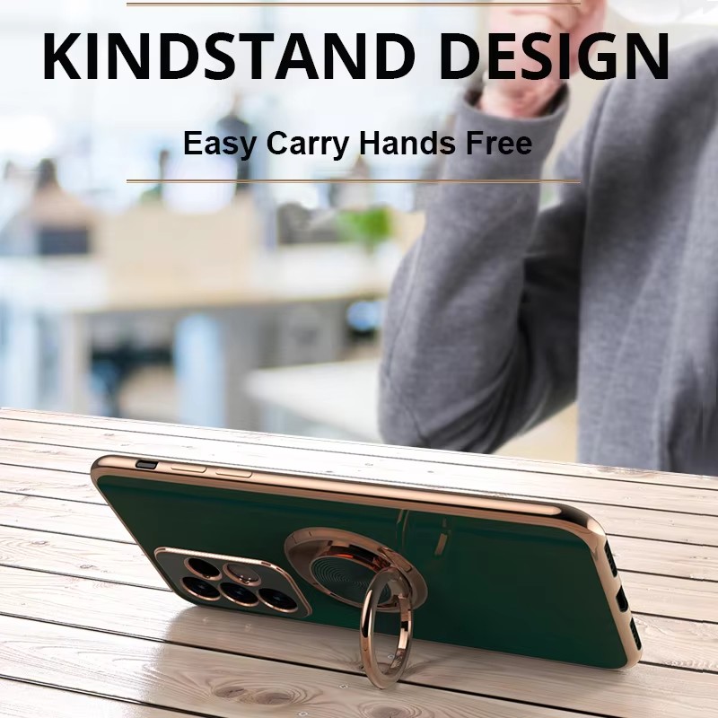 Luxury Plating Magnetic 360°Ri - Phone Ring Holder 评论和价格