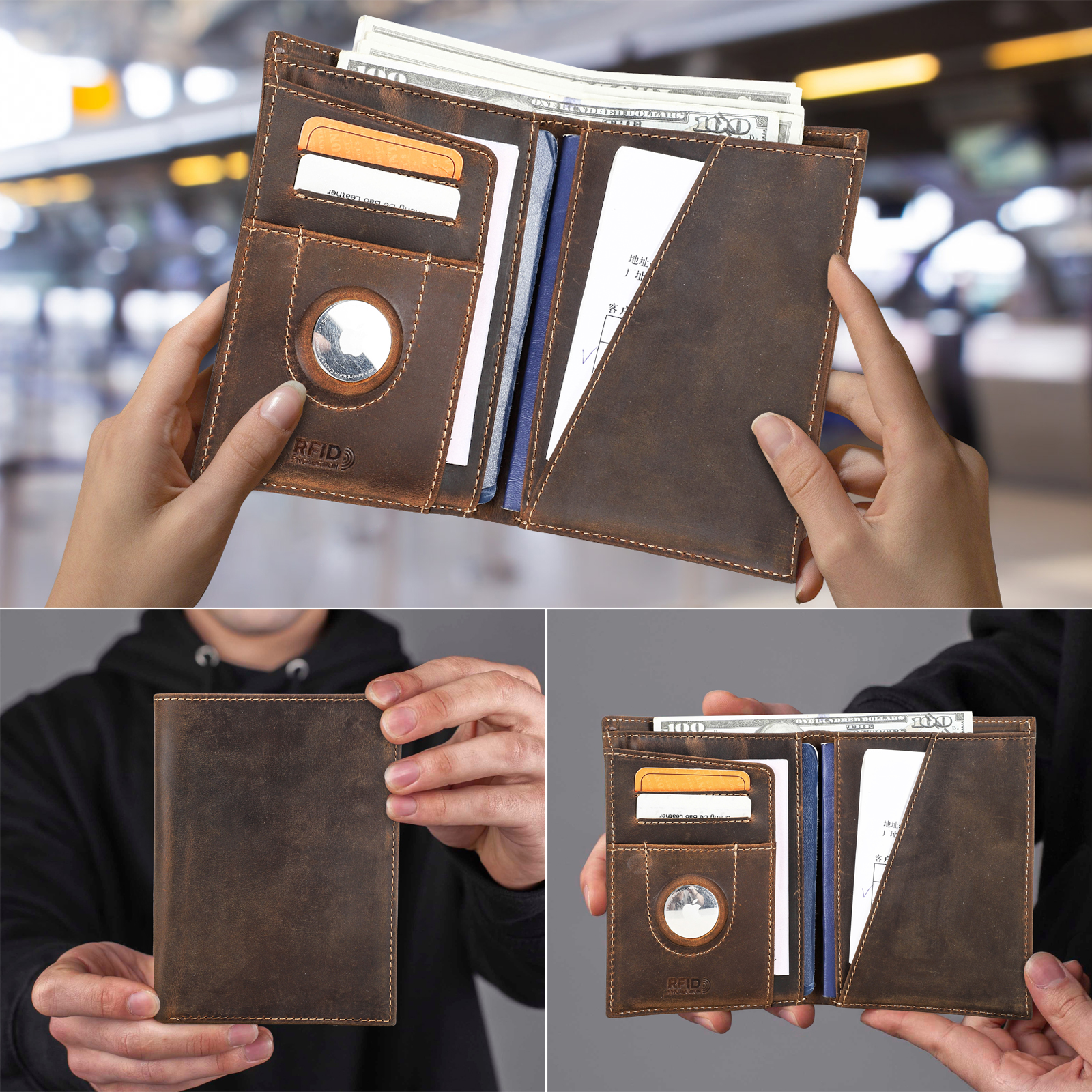 Customized Passport Cover Wall - Airtag Holder Case 评论和价格