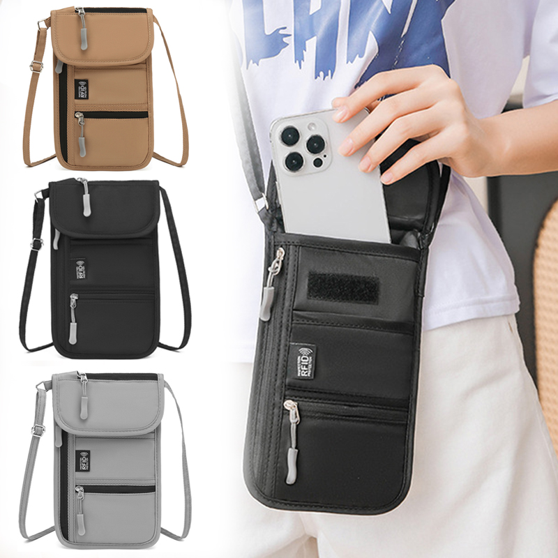 Portable Crossbody Bag Travel  - Neck Hanging Phone Holder 评论和价格
